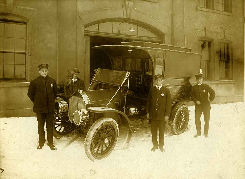 Tacoma Police Department police van,1912