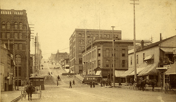 Eleventh Street, Tacoma, 1890