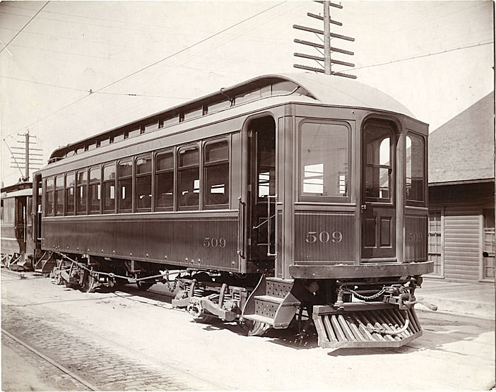 Seattle-Tacoma Interurban Railroad Car, 1900