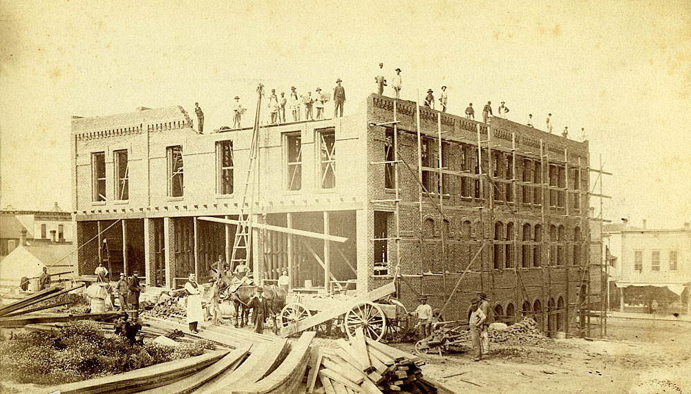 Building construction, Tacoma, 1890