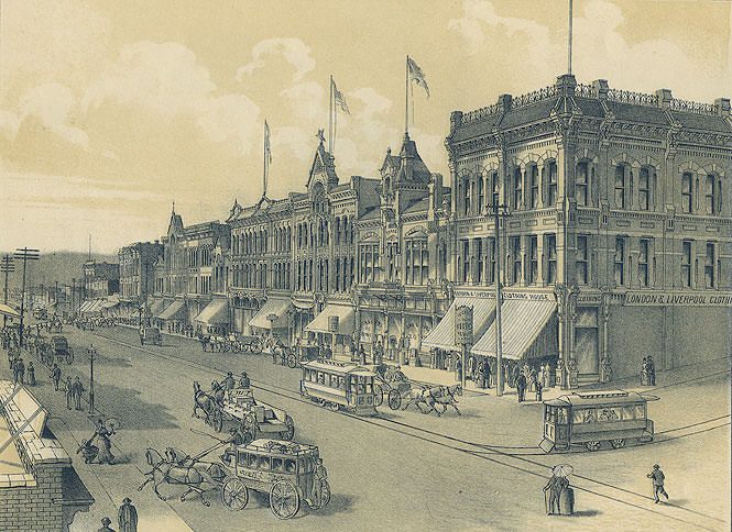 Tacoma-Pacific Ave. South from 9th St., 1888