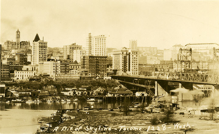 A bit of skyline - Tacoma 1228, 1928