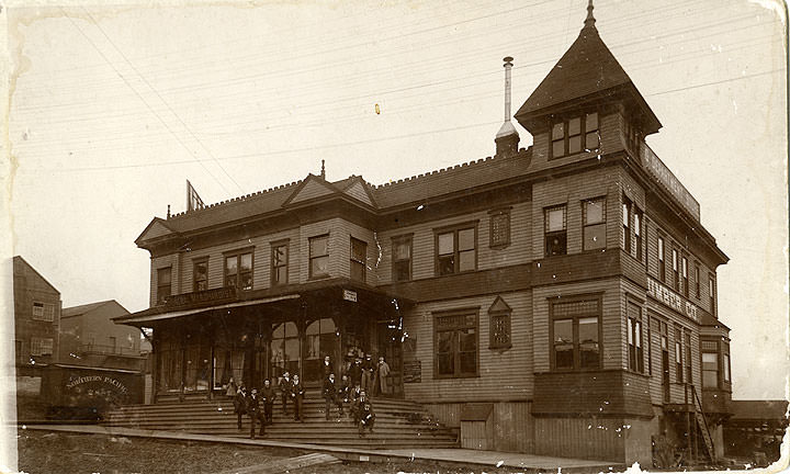St. Paul & Tacoma Lumber Co. Office, South Twenty-third Street, and Adams Street, Tacoma, 1892
