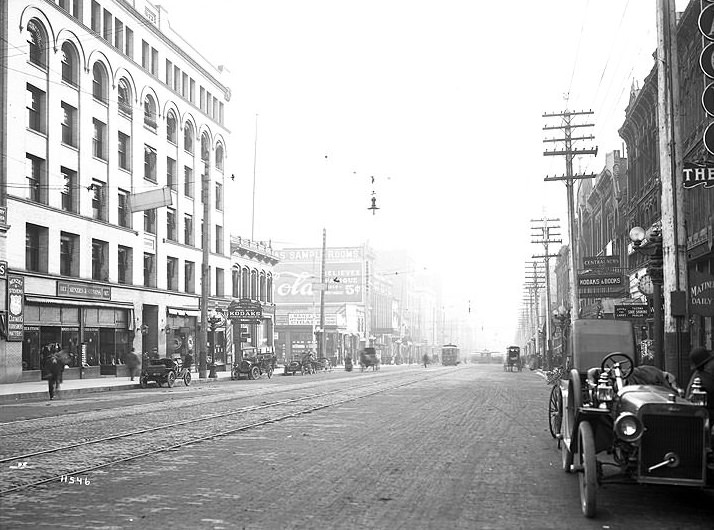 Pacific Avenue South from Ninth Street, Tacoma, 1908