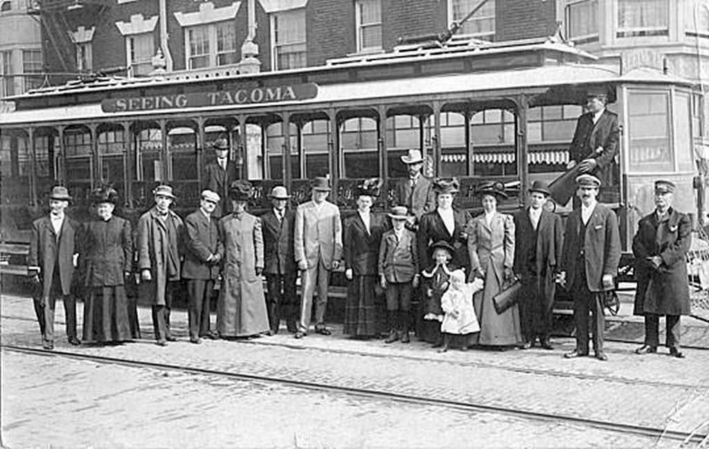 Seeing Tacoma, streetcar, 1910