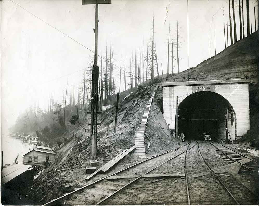 Nelson Bennett Tunnel, Point Defiance, Tacoma, 1914