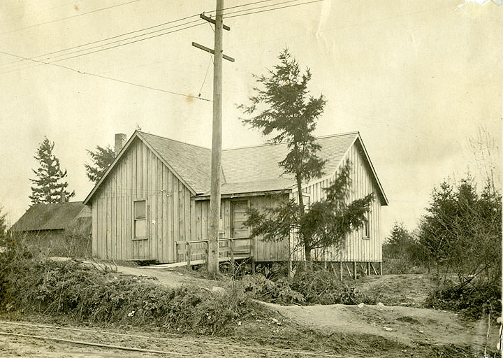 Temporary Chapel of Bethany M. E. Church So. 56th & I St. Tacoma, 1905