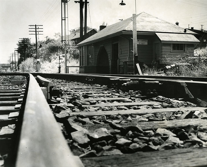 Northern Pacific Railway Depot at McCarver Street, Tacoma, 1960