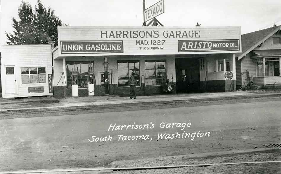 Harrison's Garage/South Tacoma, 1928