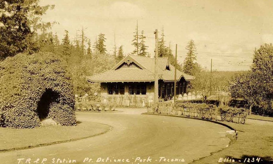 Station at Pt. Defiance Park Tacoma, 1914