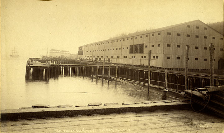 New Wheat Warehouse, Tacoma, 1889