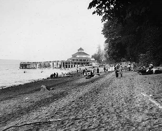 Tacoma Pavilion beach Pt. Defiance, 1910
