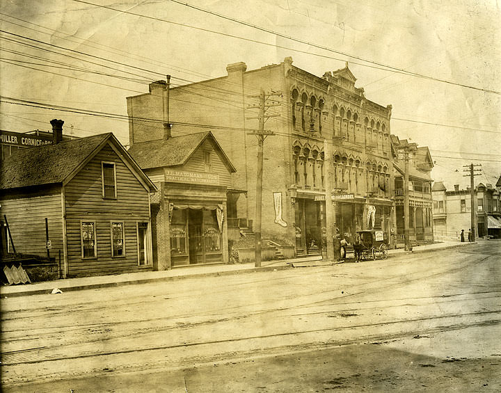 Jefferson Avenue and C Street, Tacoma, 1905