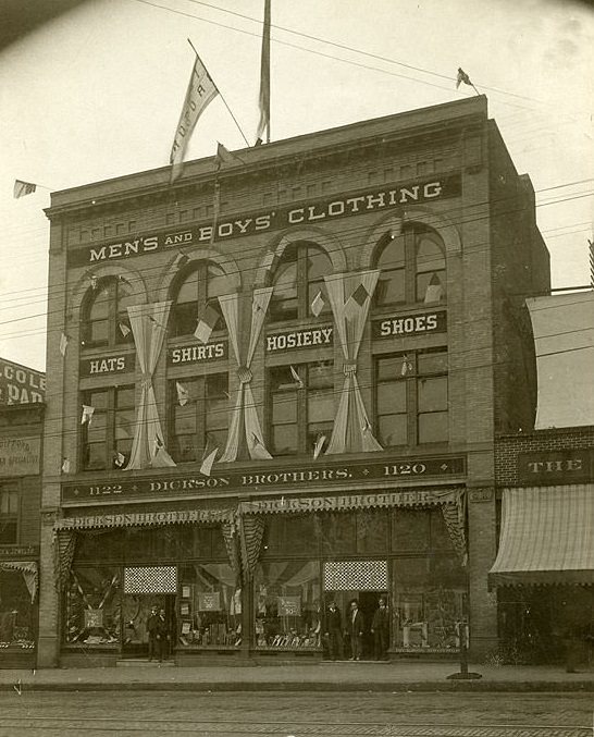 Dickson Brothers, 1120-22 Pacific Avenue, Tacoma, 1908