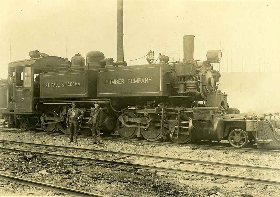 St. Paul & Tacoma Lumber Company, Mallet locomotive, no. 7, 1923