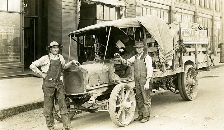 Tacoma, Puyallup & Sumner Auto Freight Co. Delivery Truck, 1910