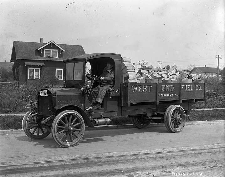 West End Fuel Co. Delivery Truck, Tacoma, 1918