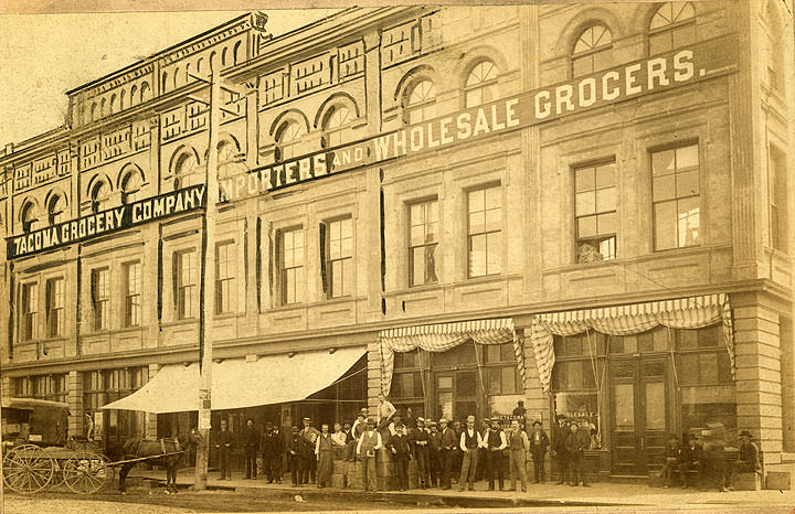 Tacoma Grocery Company, 1527 to 1541 Pacific Avenue, Tacoma, 1889