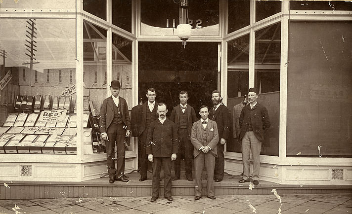 Dickson Brothers, Clothing Store, 1120-1122 Pacific Avenue, Tacoma, 1900