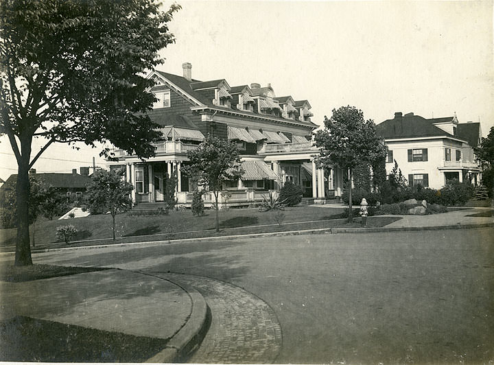 George Lewis Gower residence, 417 North E Street, Tacoma, 1910