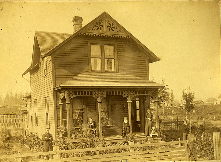 Odin T. Otness Home and Family, 3810 South Yakima Avenue, South Tacoma, 1901