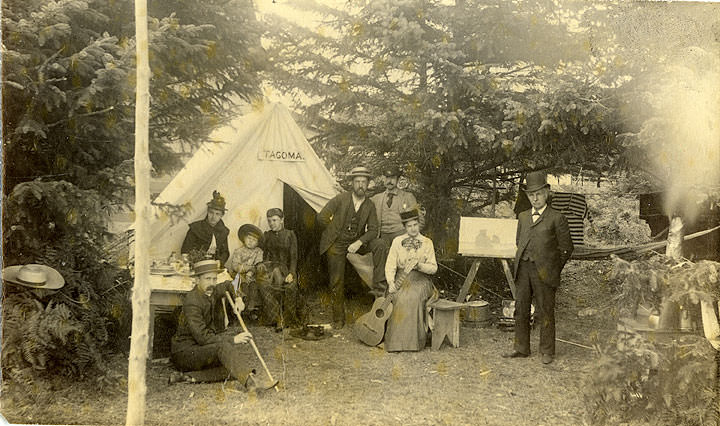 Camp Tacoma, Long Beach, 1891