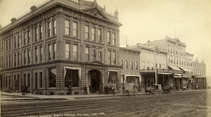 Chamber of Commerce Building, Pacific Avenue, Tacoma, 1888