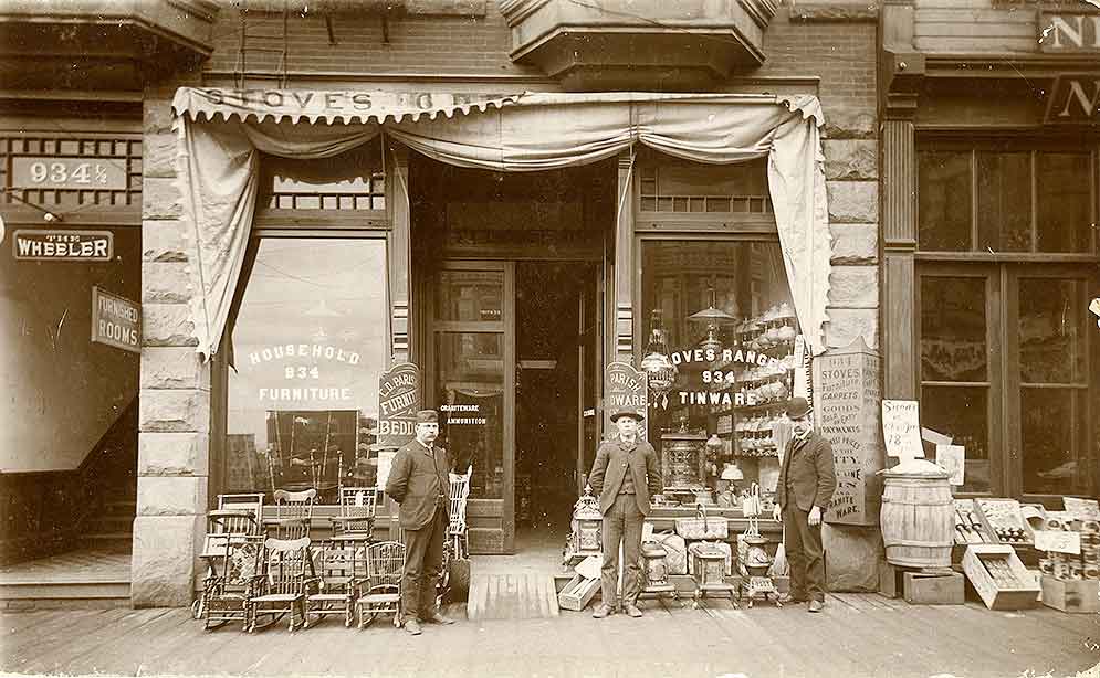 Parish Hardware, 934 So. C St, Tacoma, 1890