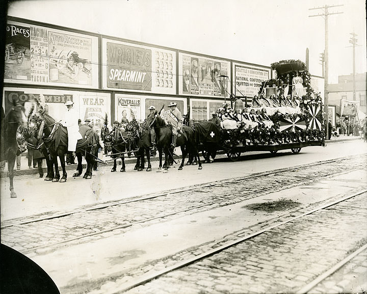 Swiss Float Parade, Tacoma, 1913