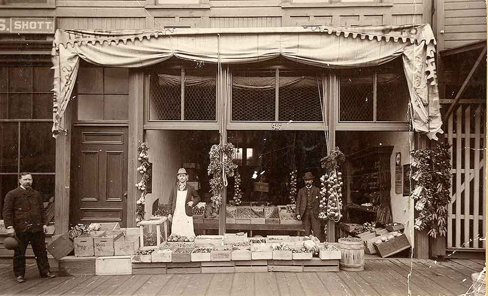 George Jewell, Produce, 946 South C St., Tacoma, 1890