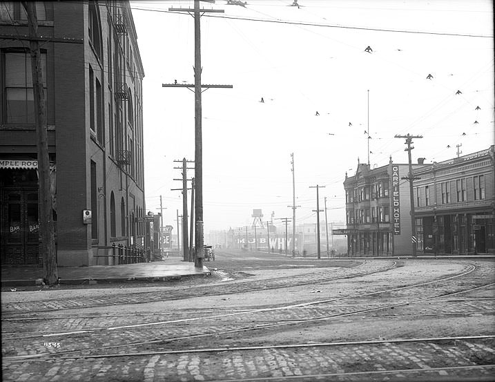 Hotel Garfield, 108-111 Puyallup Avenue, Tacoma, 1908