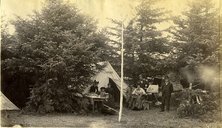 "Camp Tacoma" Long Beach, 1891
