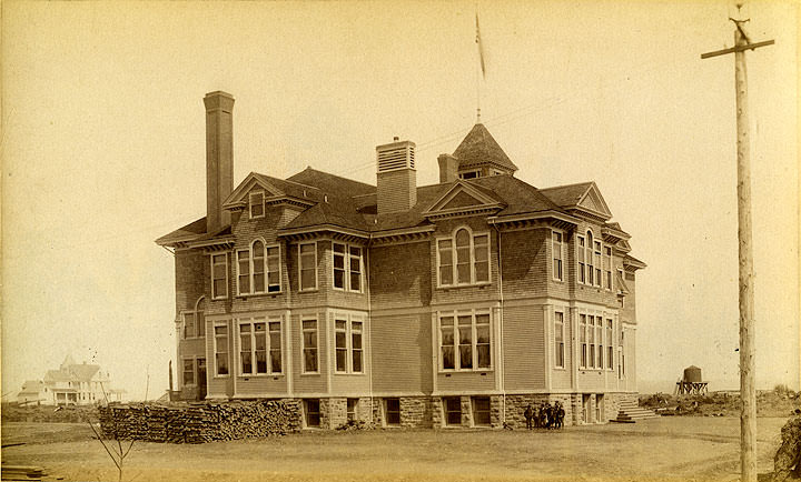 Sherman School Building, North Cottage Place, Tacoma, 1891