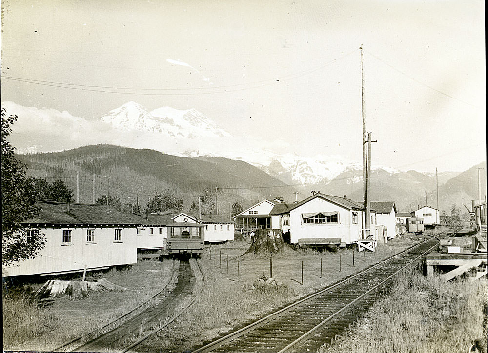 St. Paul & Tacoma Lumber Co., logging Camp, 1935