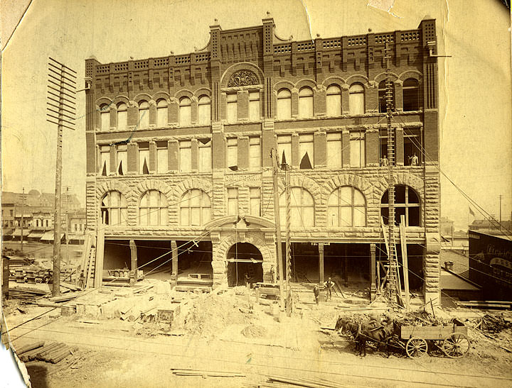 California Building, Tacoma, Eleventh Street, and Pacific Avenue, 1890