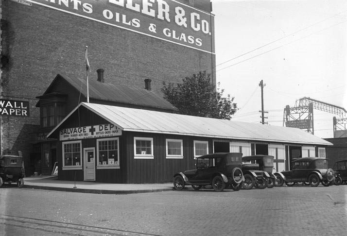 Salvage Department, Red Cross Adjacent to 1121 A Street, Tacoma, 1918