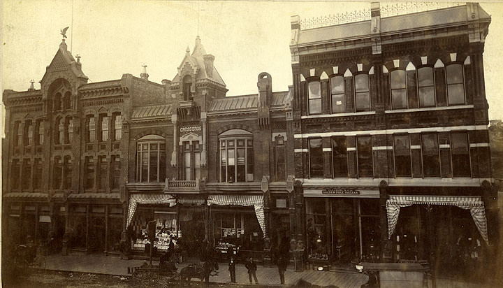 West Side of Pacific Avenue, South of Ninth Street, Tacoma, 1885