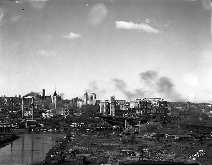 Tacoma from Wheeler Osgood's, 1925