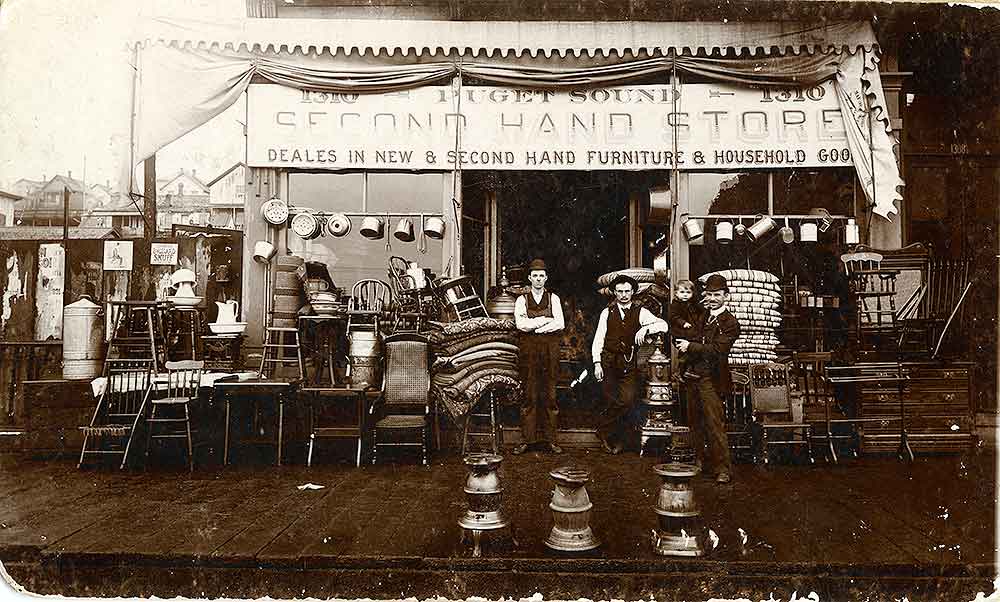 Puget Sound Second Hand Store, 1310 South C Street, Tacoma, 1892