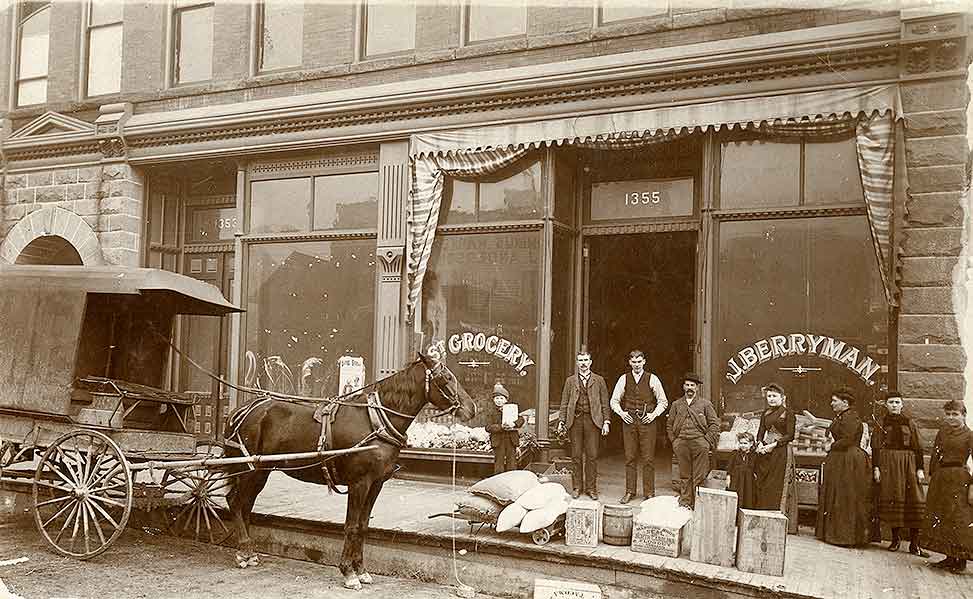 John Berryman, Grocery Store, 1355 So. C Street, Tacoma, 1892