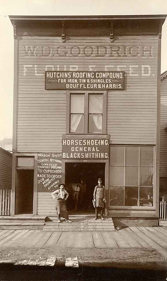 John Harvey, Blacksmith, 1018 S. Yakima Ave., Tacoma, 1891