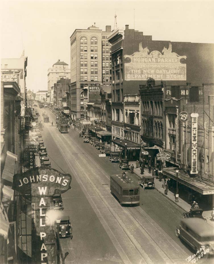 Broadway from McCormack Br, 1926
