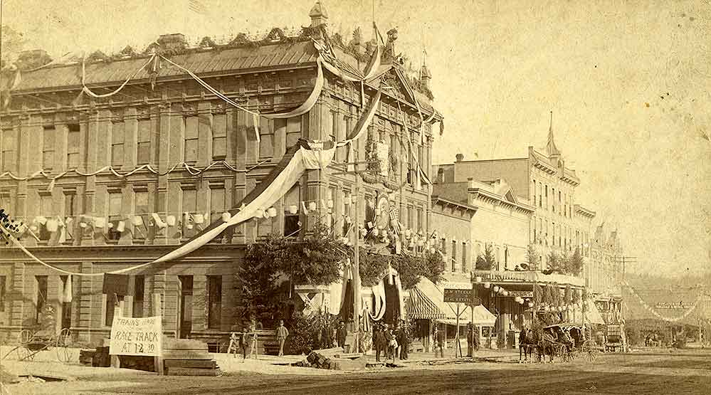 Chamber of Commerce Building, Southeast Corner of Pacific Avenue and Twelfth Street, Tacoma, 1887