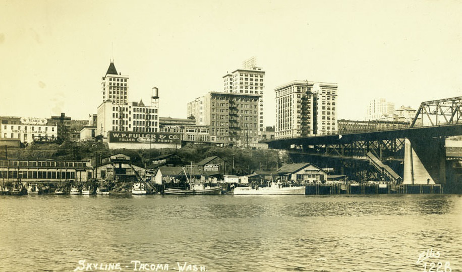 Skyline -Tacoma, Wash, 1935