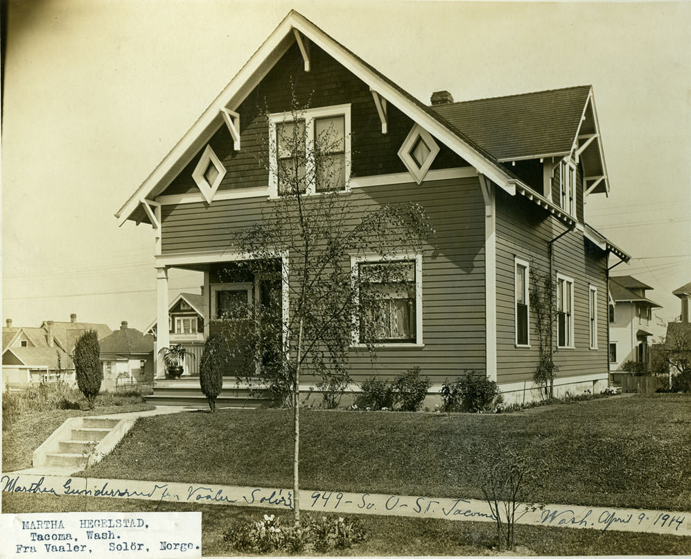 Home of Marthea Gundesrud Hegelstad, 1914