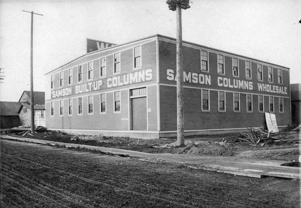 Samson Built-Up Columns and Samson Columns Wholesale, 1907