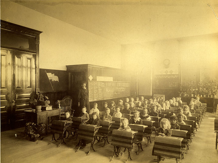 Logan Elementary, First Grade, 1892