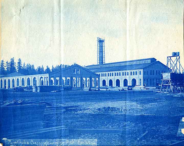 Northern Pacific Paint Shop and Coach Shop, 1890
