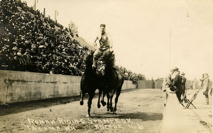 Roman Riding Stampede, 1913