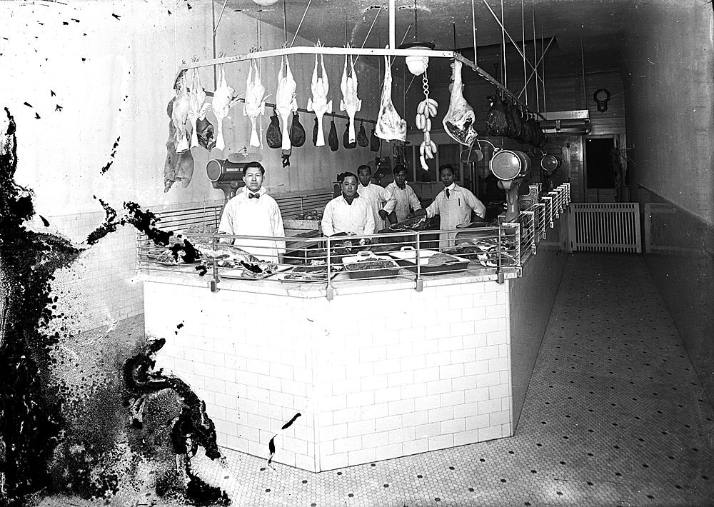 Butcher Shop, 1918